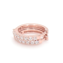Mini Hoops Rose Gold otrodiamonds