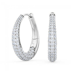 Glitter Cluster Hoops otrodiamonds