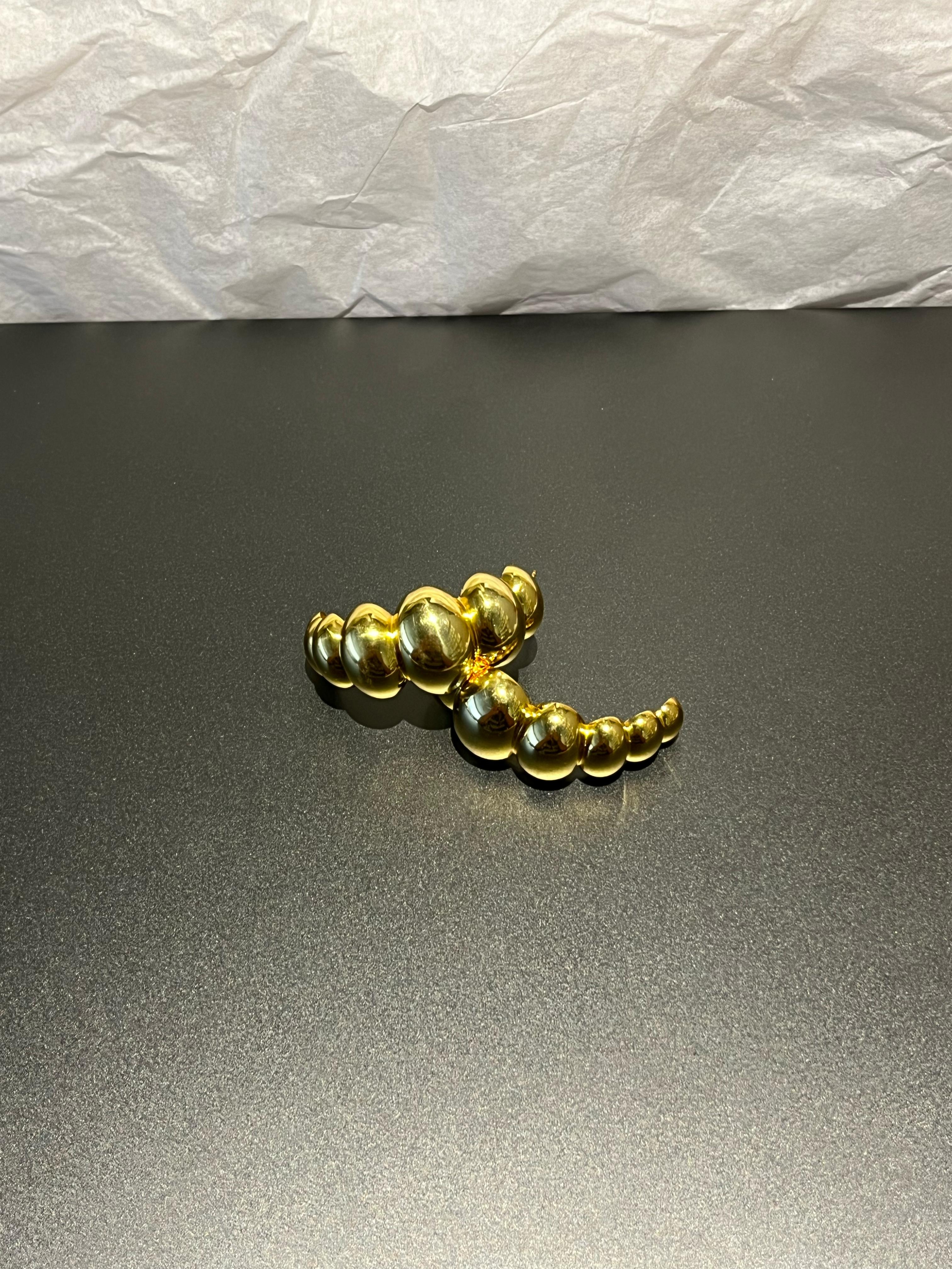 Cloud Earrings Gold tone otrodiamonds