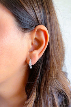 Heart Fusion Hoops -  Rose Gold otrodiamonds