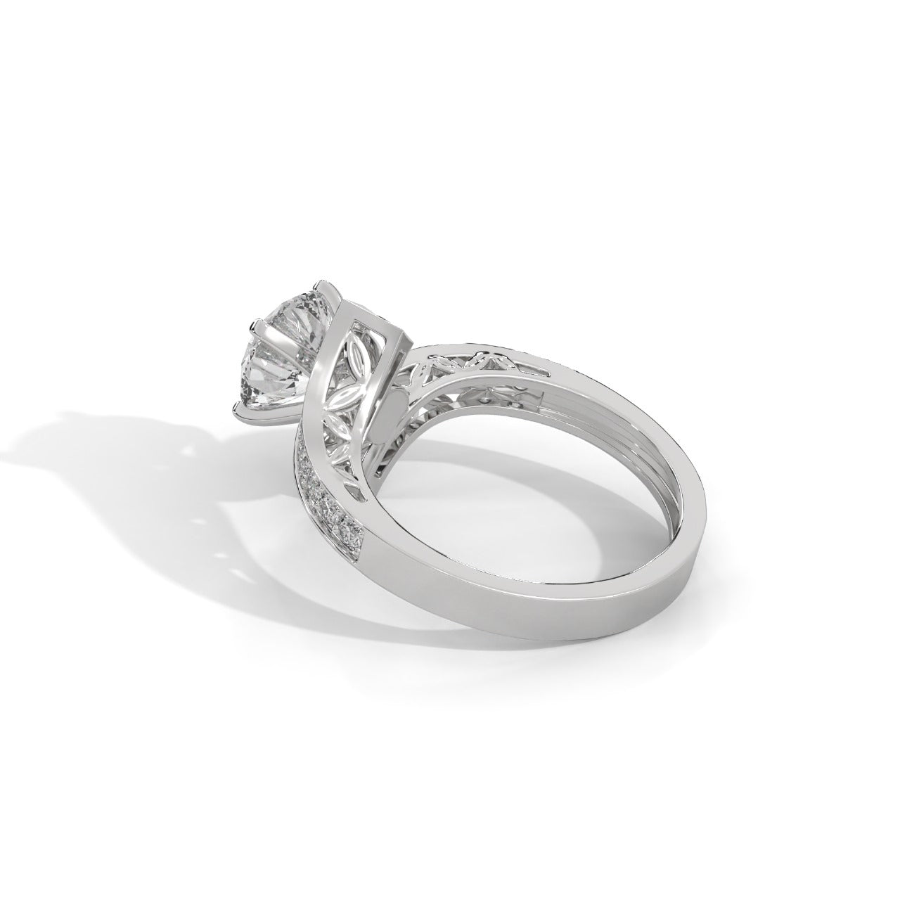 Bypass Solitaire Ring