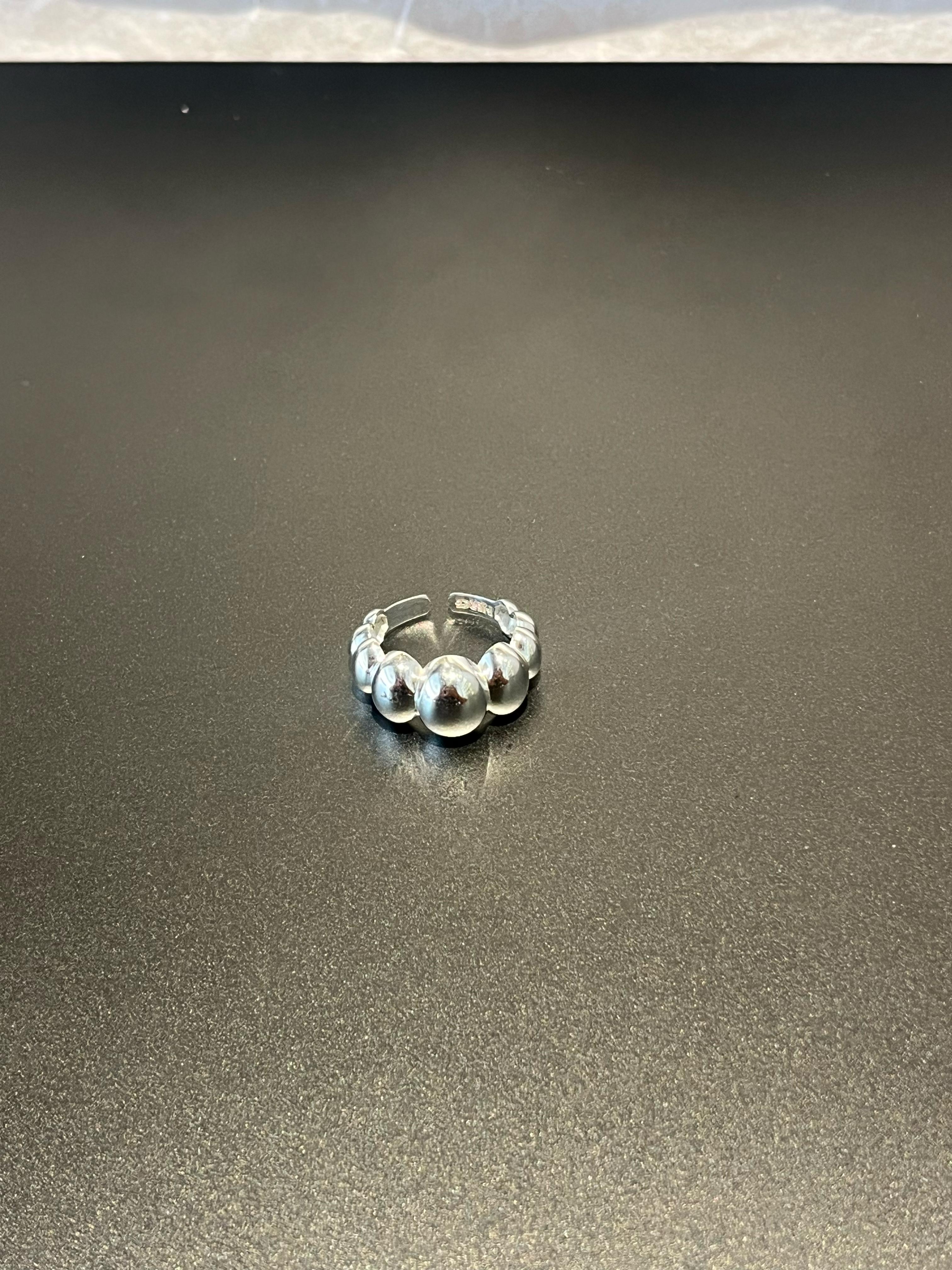 Cloud ring Silver tone
