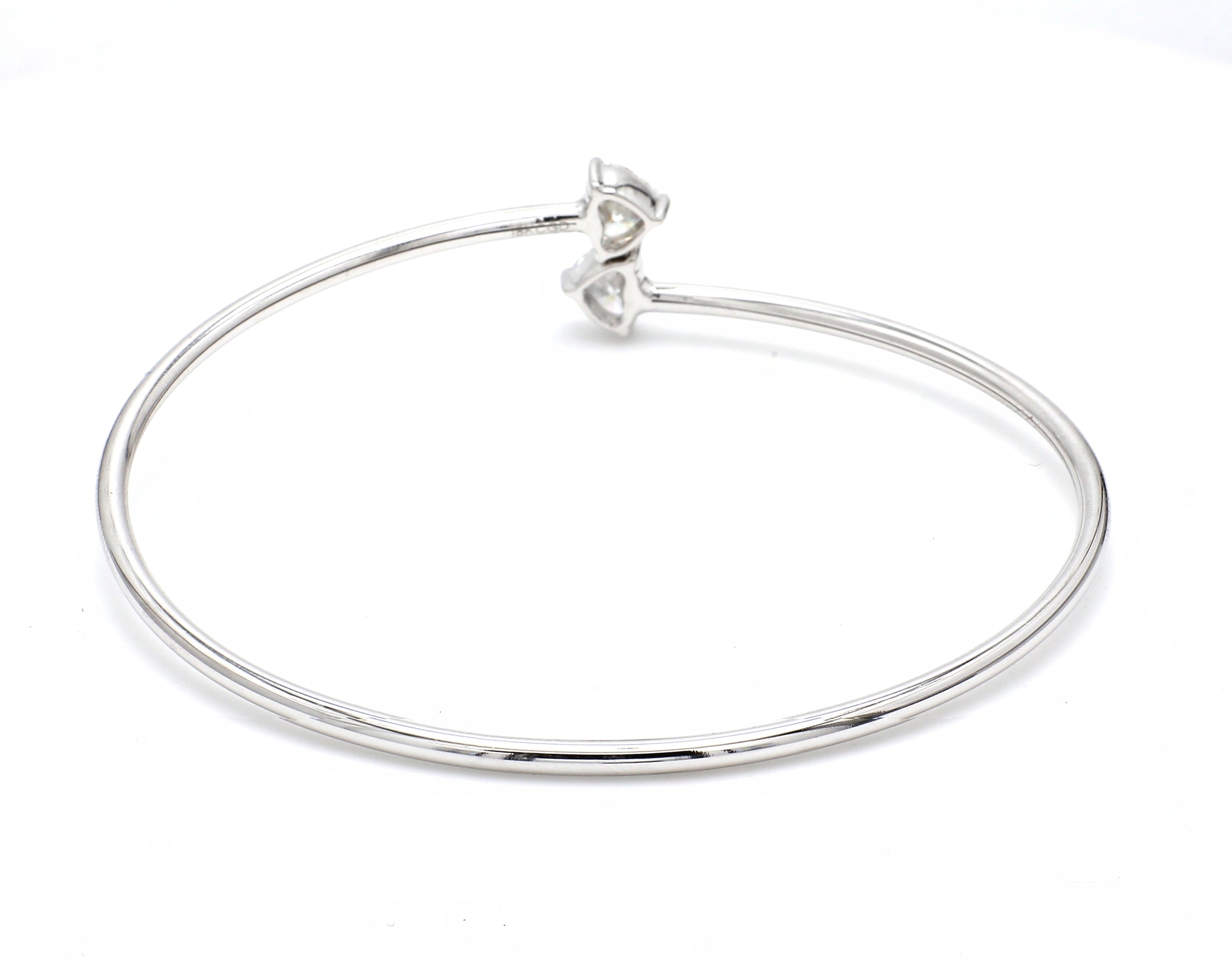 Twin Heart Bangle