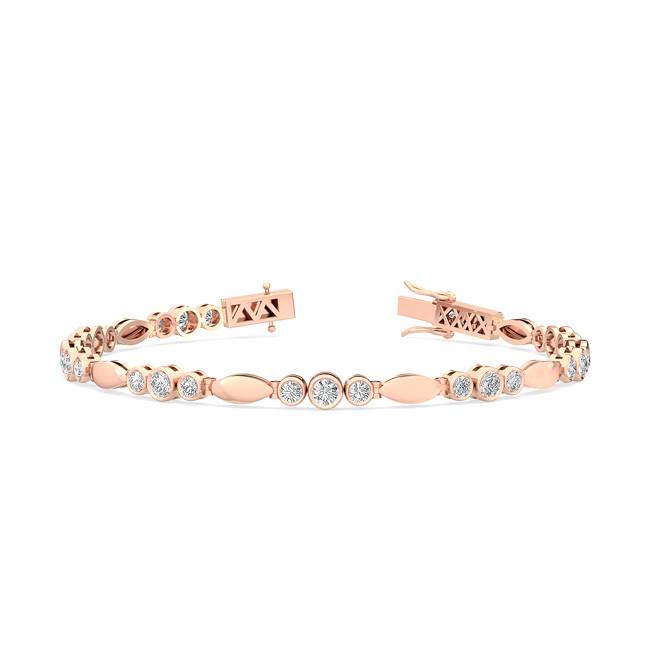 Sculpted Harmony Sparkler Bracelet otrodiamonds