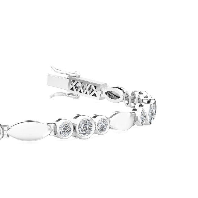 Sculpted Harmony Sparkler Bracelet otrodiamonds