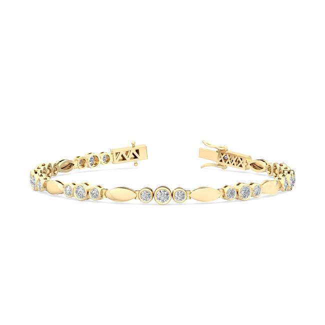 Sculpted Harmony Sparkler Bracelet otrodiamonds