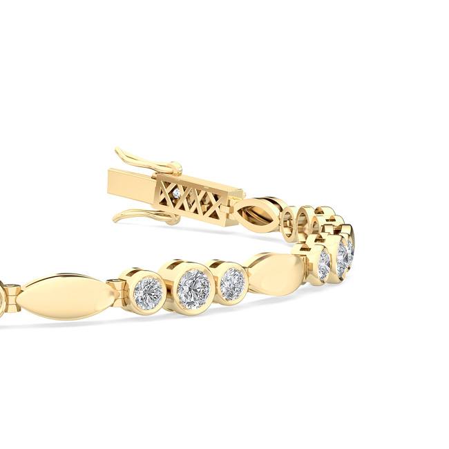 Sculpted Harmony Sparkler Bracelet otrodiamonds