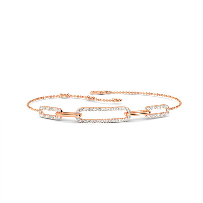 Paper Clip #1 Rose Gold otrodiamonds
