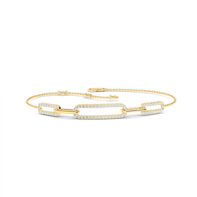 Paper Clip #1 Yellow Gold otrodiamonds