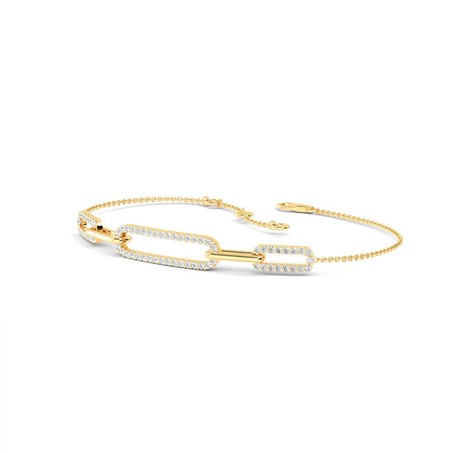Paper Clip #1 Yellow Gold otrodiamonds