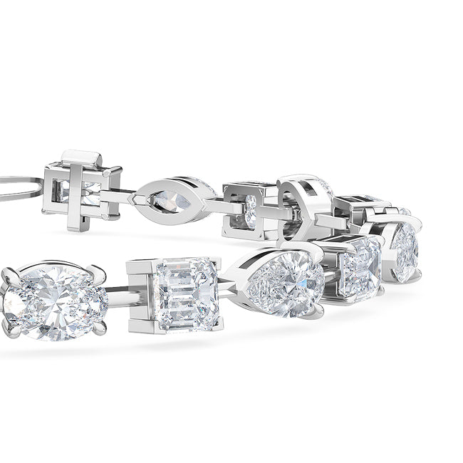 Medley Bracelet White Gold otrodiamonds