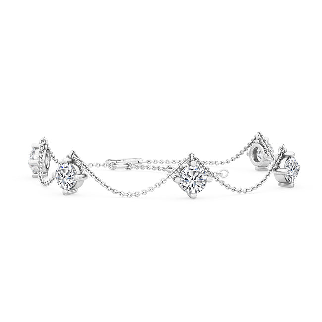 Diamond Drops Bracelet