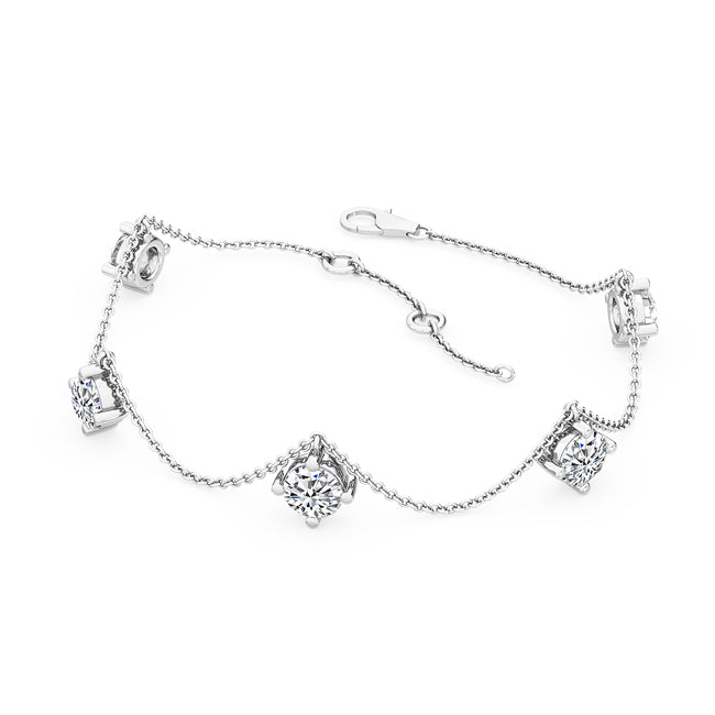 Diamond Drops Bracelet