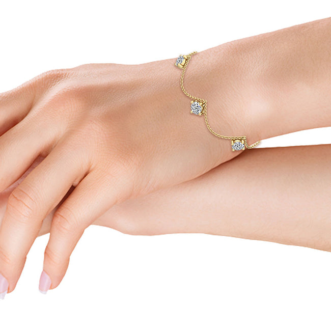 Diamond Drops Bracelet otrodiamonds