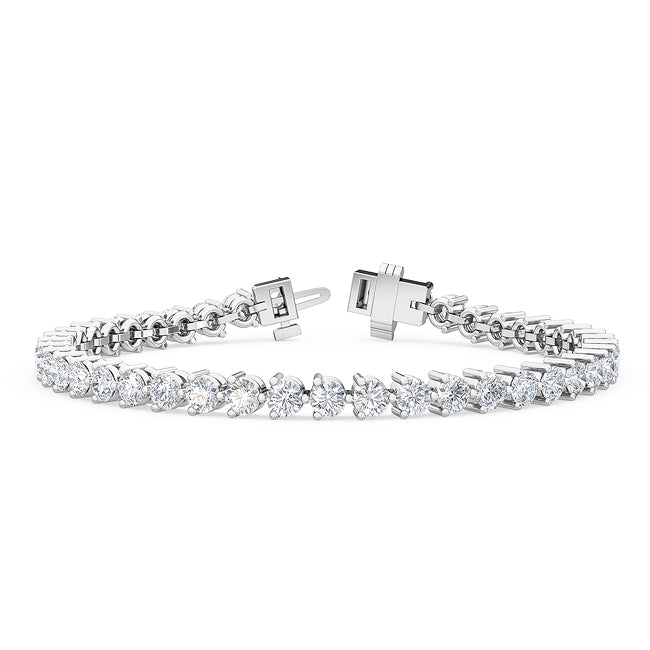 Trinity Tennis Bracelet - 5 carat