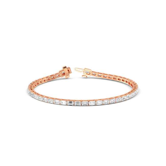 Emerald East-West Bracelet otrodiamonds