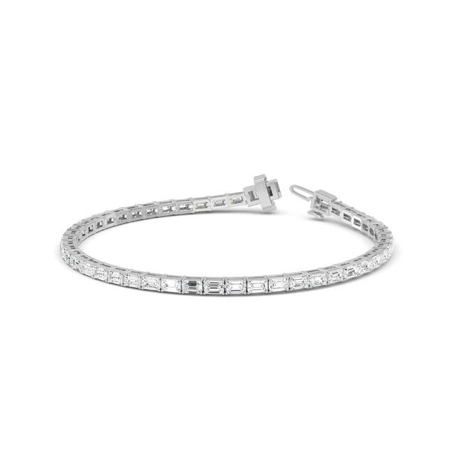 Emerald East-West Bracelet otrodiamonds