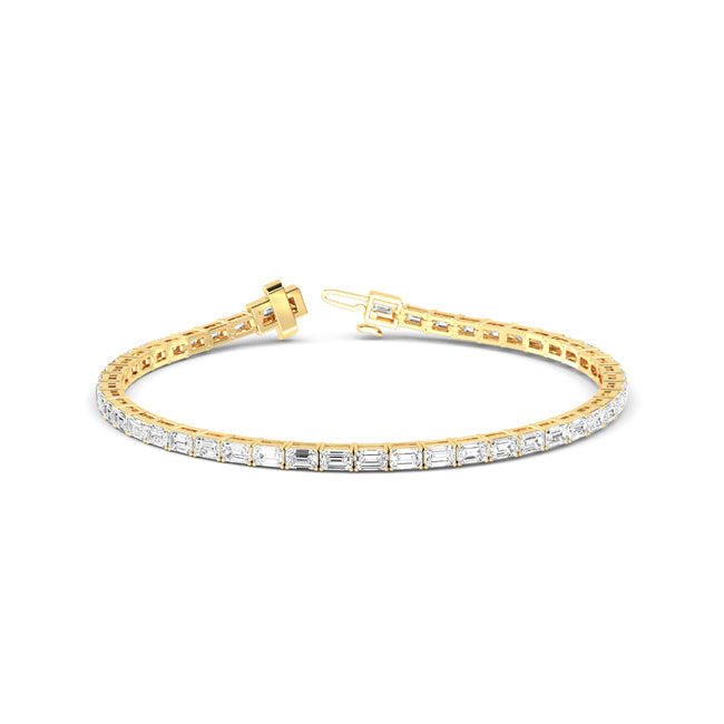 Emerald East-West Bracelet otrodiamonds