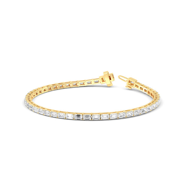 Emerald East-West Bracelet otrodiamonds