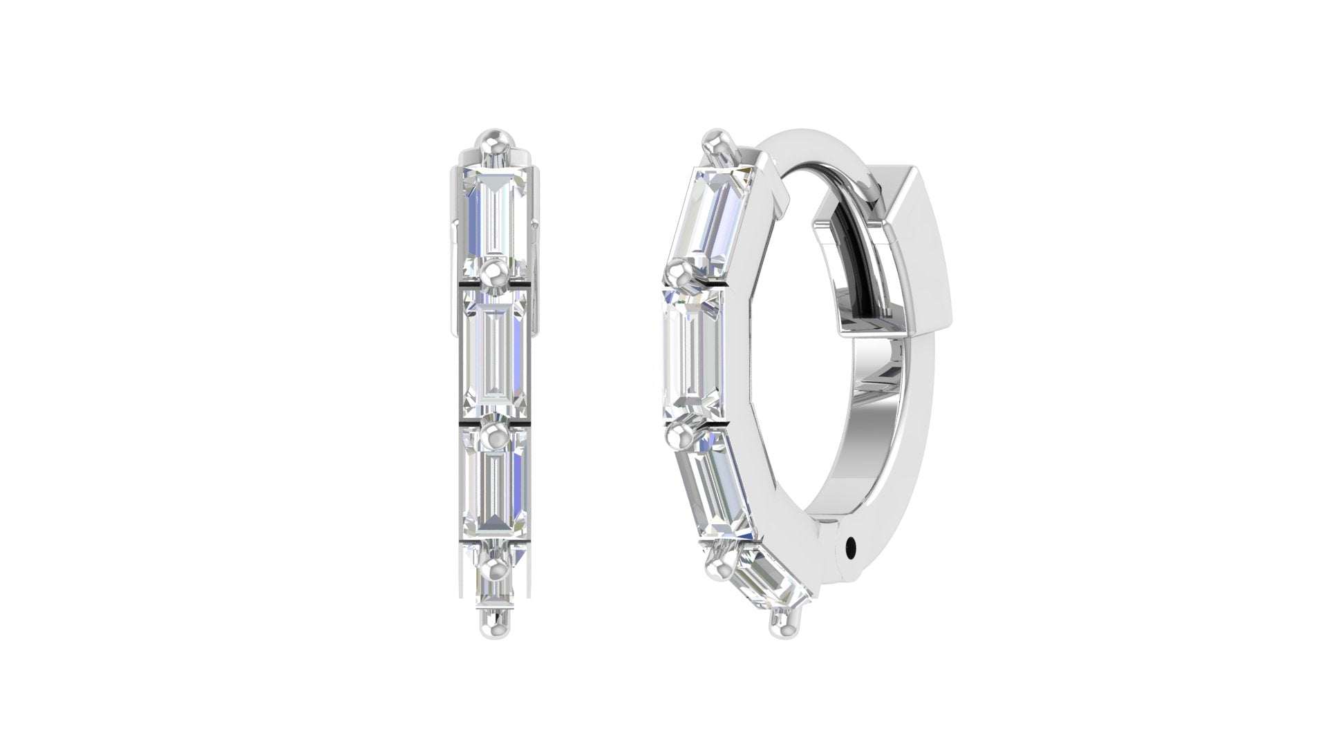 small baby Hoops Rose Gold otrodiamonds
