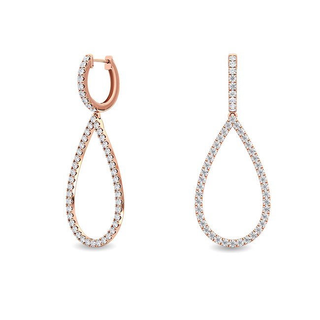 Twinkle Drop Hoops