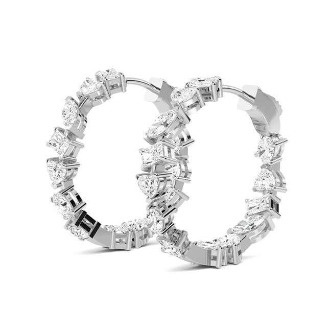 Medley Inside-Out 1" Hoops otrodiamonds