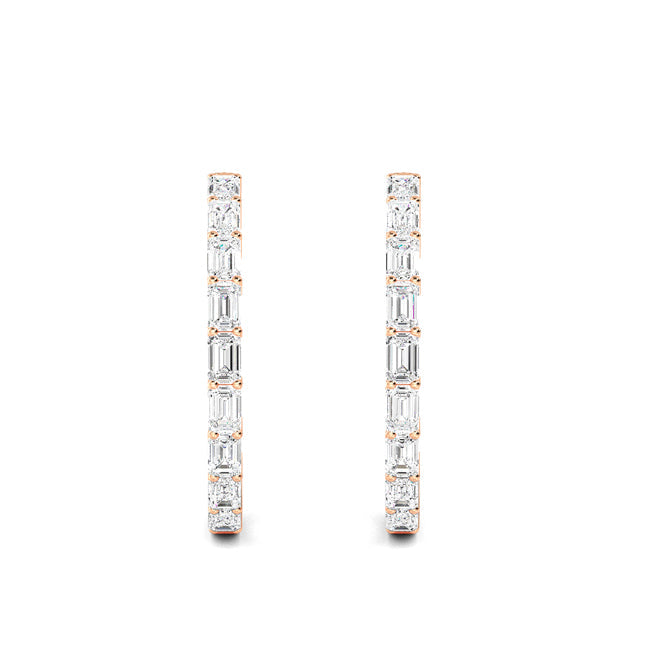 Fusion Inside-Out 1" Hoops otrodiamonds