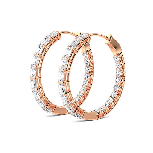 Fusion Inside-Out 1" Hoops otrodiamonds