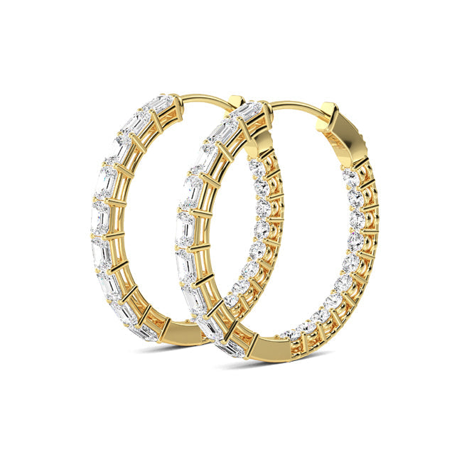 Fusion Inside-Out 1" Hoops otrodiamonds