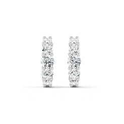 Graduated Diamond Huggies otrodiamonds