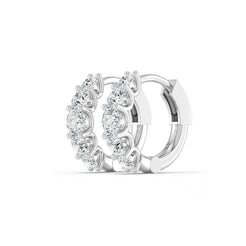Graduated Diamond Huggies otrodiamonds