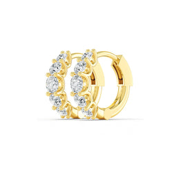Graduated Diamond Huggies otrodiamonds