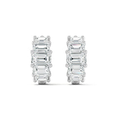 Graduated Diamond Huggies - Fancy Cuts otrodiamonds