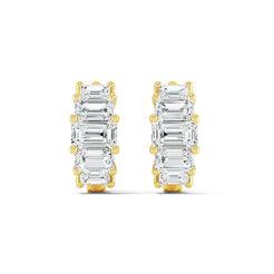 Graduated Diamond Huggies - Fancy Cuts otrodiamonds