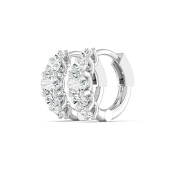 Graduated Diamond Huggies - Fancy Cuts otrodiamonds