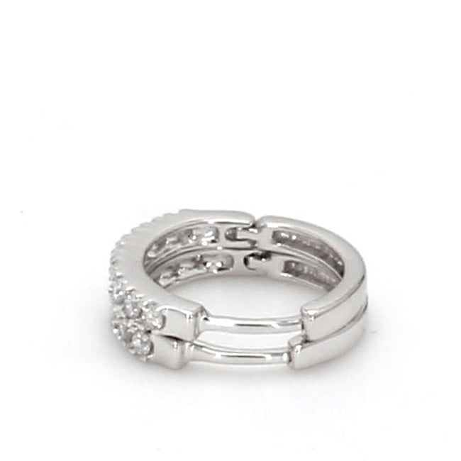Mini Hoops White Gold otrodiamonds