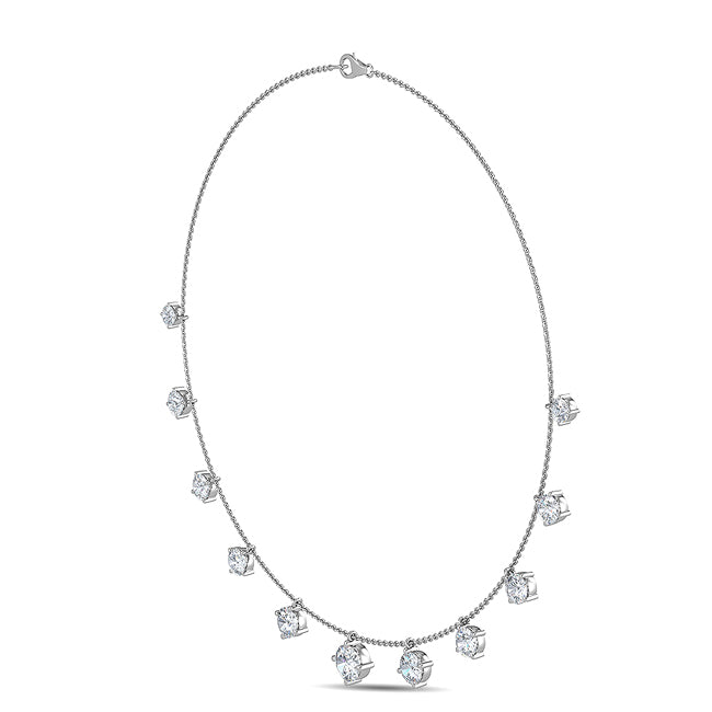 Diamond Drops Necklace