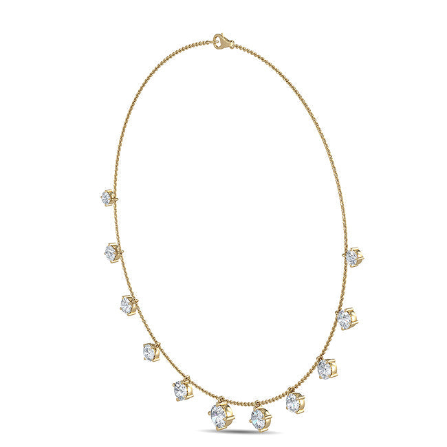 Diamond Drops Necklace otrodiamonds