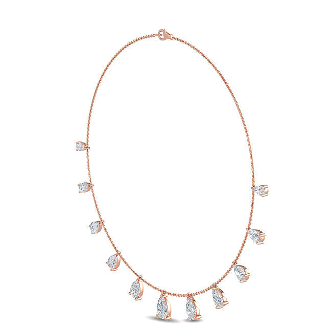 Tear Drops Necklace otrodiamonds