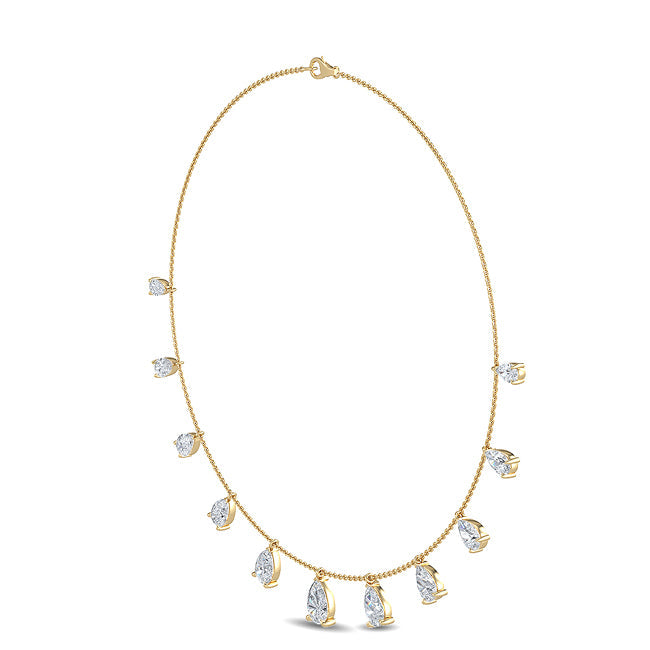 Tear Drops Necklace otrodiamonds