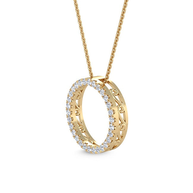 Diamond Ringlet Pendant otrodiamonds