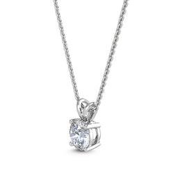 Classic Solitaire Pendant - Round otrodiamonds