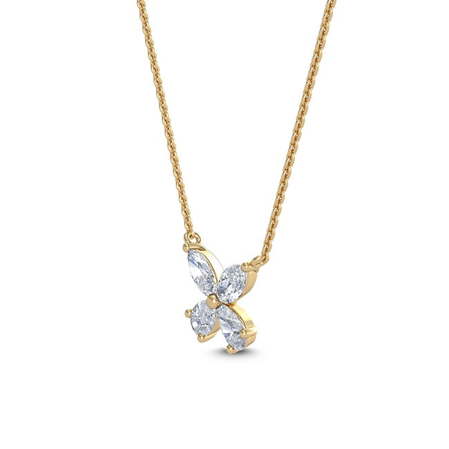 Four Petals in Yellow Gold otrodiamonds