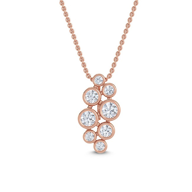 Sparkler Cluster  Rose Gold otrodiamonds