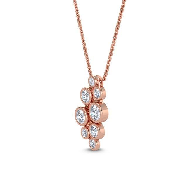 Sparkler Cluster  Rose Gold otrodiamonds