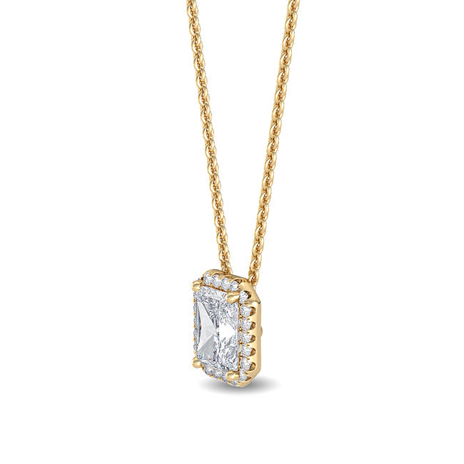 Round Halo Yellow Gold otrodiamonds