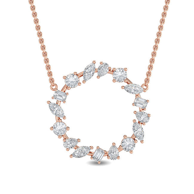 Medley Ring Necklace otrodiamonds