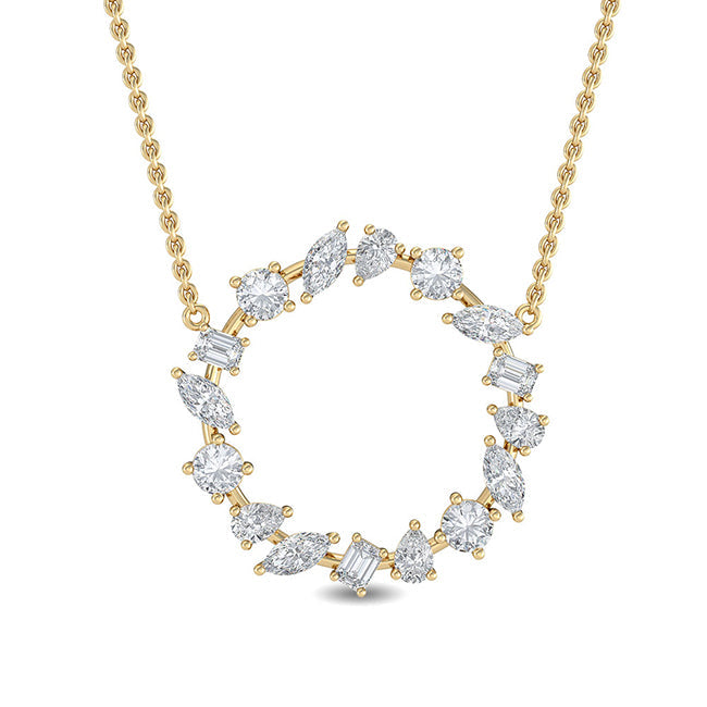 Medley Ring Necklace otrodiamonds