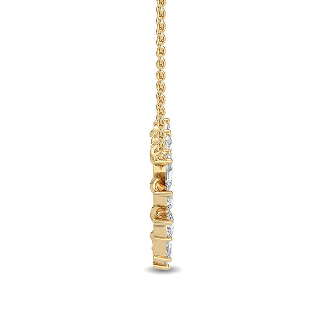 Mixed Shapes Heart Pendant otrodiamonds