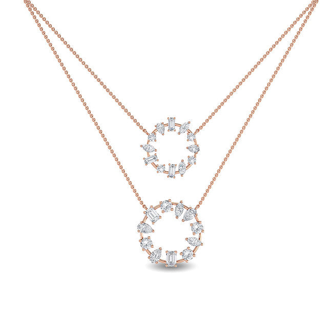 Medley Ring Layered Necklace otrodiamonds